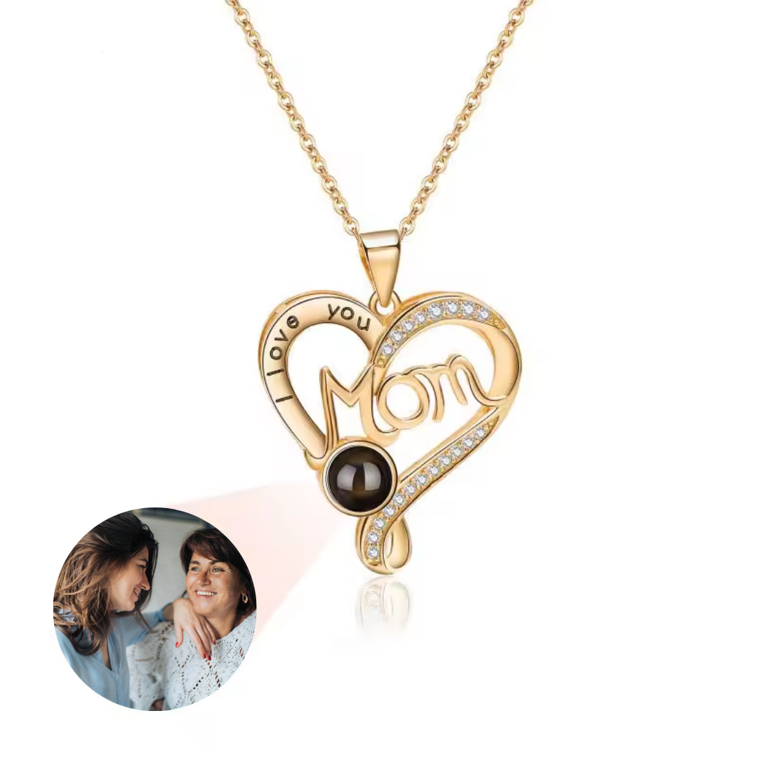 Her Heart Rose Gold Locket Personaliced Photo